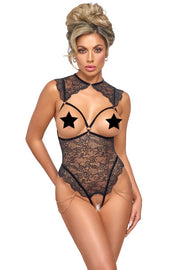 Abierta Fina Open Lace Body