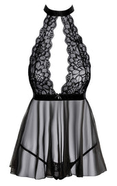 Kissable Halterneck Flared Babydoll