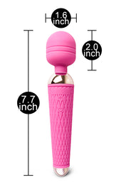 10 Speed Rechargeable Magic Wand Pink