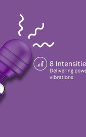Loving Joy Rechargeable Magic Wand Vibrator Purple