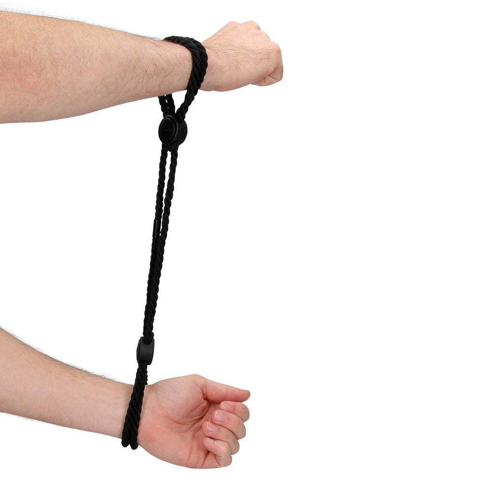 Adjustable Rope Cuff Ouch Adjustable Rope Hand Cuffs - LittleTickle.co.uk
