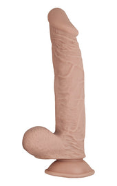 RealCocks Dual Layer Bendable Dildo 9 Inch Vanilla