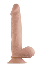 RealCocks Dual Layer Bendable Dildo 9 Inch Vanilla