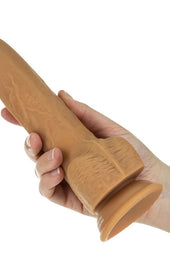 Naked Attraction 9 Inch Thrusting Dildo Caramel