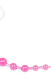 Pink Chain Of 10 Anal Beads