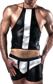 Passion Black And White Shorts And Top