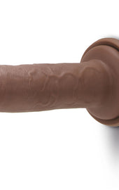 Me You Us Uncut Ultra Cock 6 Inch Dildo Flesh Brown