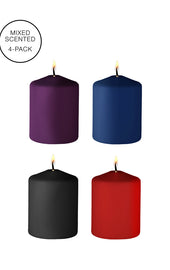 Ouch 4 Pack Of Mixed Scented Tease Candles