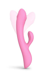 Love To Love Bunny And Clyde Tapping Rabbit Vibrator Pink