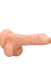 RealRock 8 Inch Dong With Testicles Flesh Pink