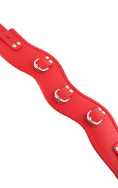 Rouge Garments Red Padded Posture Collar