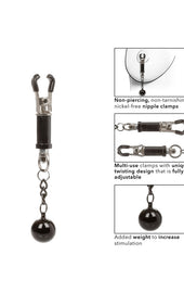 Nipple Grips Weighted Twist Nipple Clamps