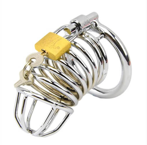 Spiral Male Chastity Device, Adult Adventure, Male Body Jewelry